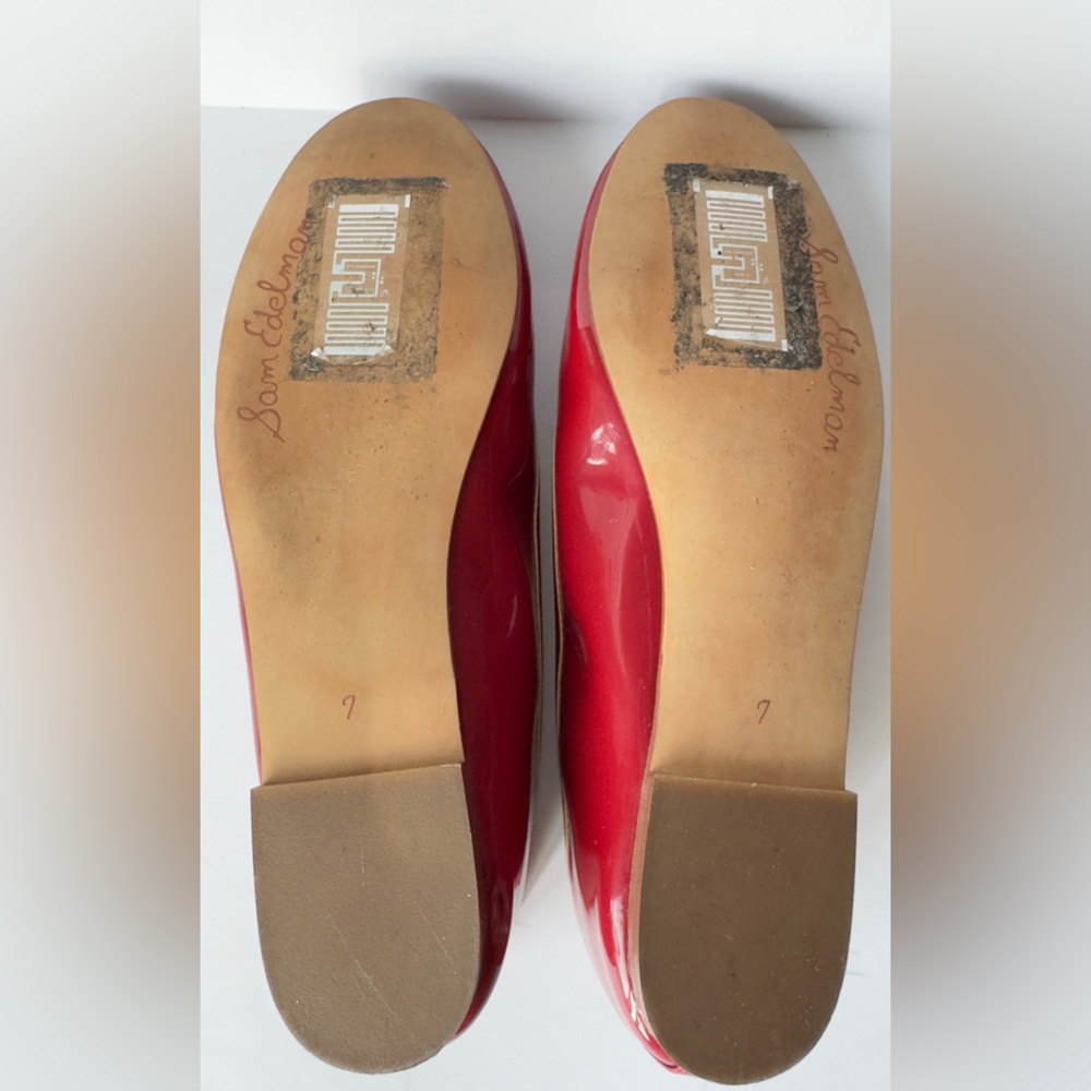 Sam Edelman Felicia Red Ballet Flats - Picture 8 of 11